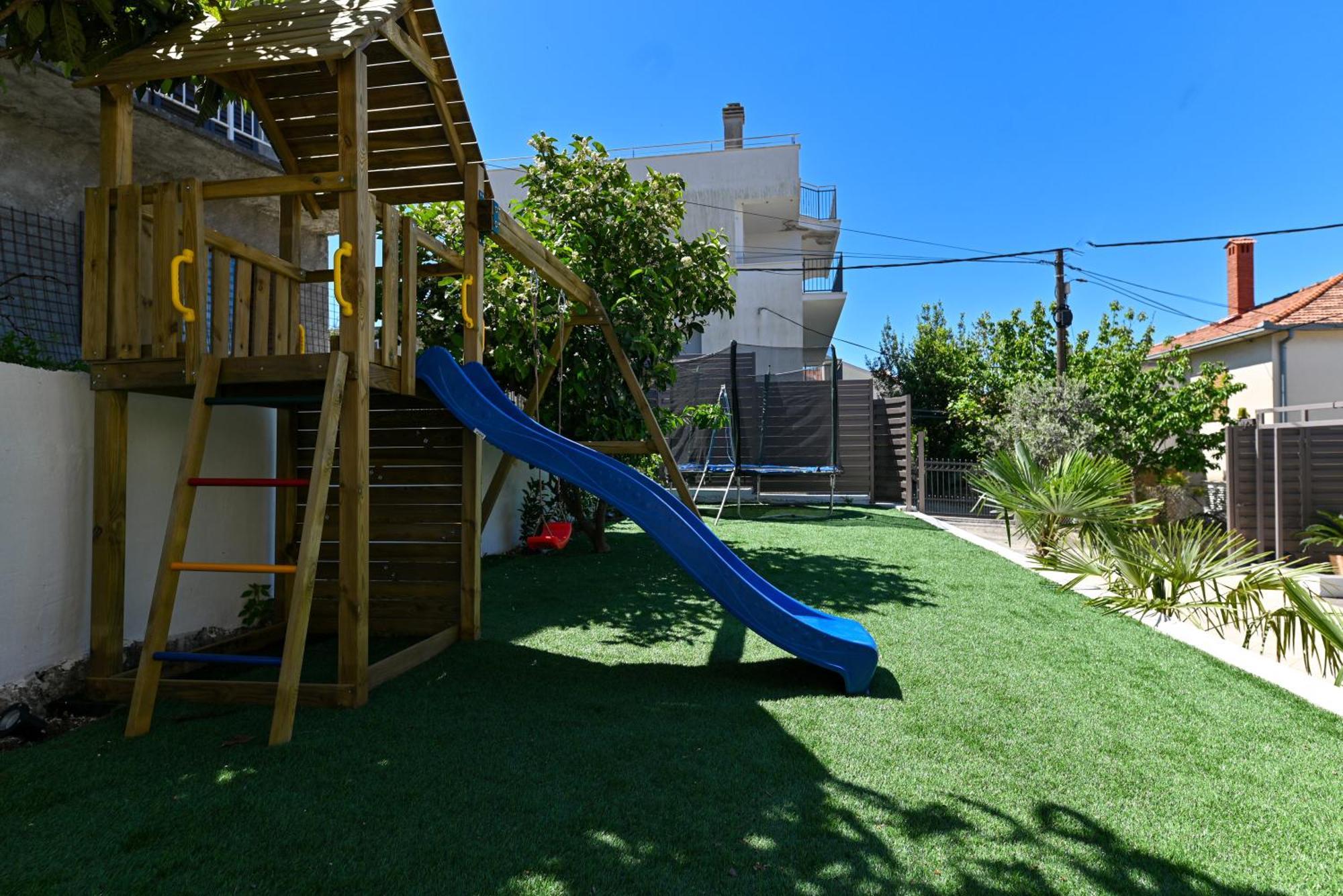 Villa Costa Blu With Pool By The Sea Trogir Eksteriør billede