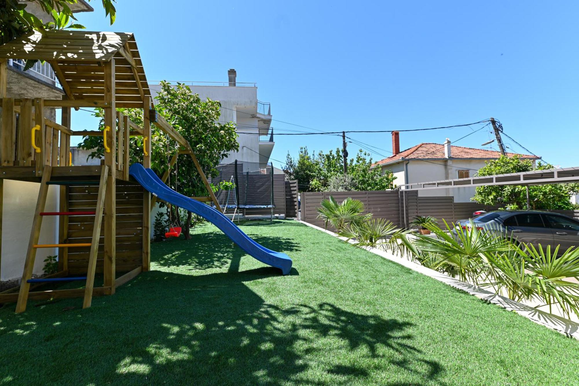Villa Costa Blu With Pool By The Sea Trogir Eksteriør billede